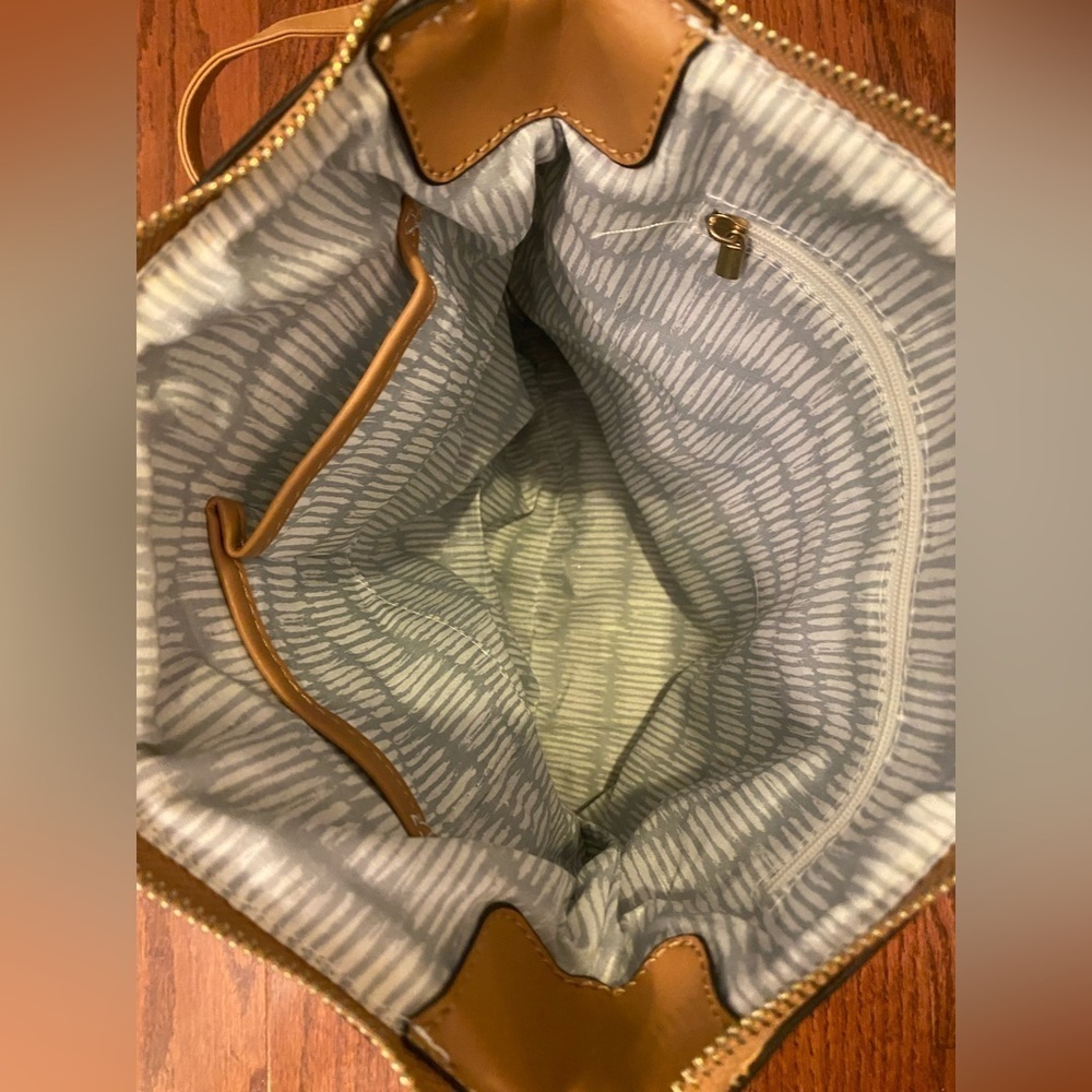 Convertible Handbag Shoulder Backpack Handles Pockets Faux Leather New - Picture 5 of 5